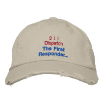 The First Responder Embroidered Baseball Caps