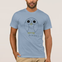 the first snow owl t-shirts by AnthroPoMorphCo the first snow owl t-shirts
