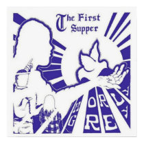 The First Supper (Poster) 23"x23" posters by morlygrey The First Supper (Poster) 23"x23" posters