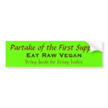 The First Supper Was Raw Vegan
