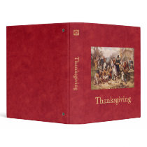 The First Thanksgiving 3 Ring Binder