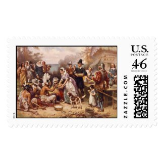 The First Thanksgiving Postage
