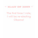 The first time I vote (2009) t-shirts