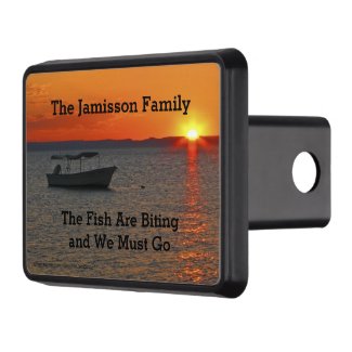 The Fish Are Biting Trailer Hitch Cover