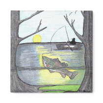 " The Fisherman " Magnet by randymedlin " The Fisherman " Magnet