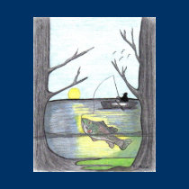" The Fisherman " T-Shirt by randymedlin " The Fisherman " T-Shirt