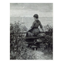 The Fisher's Lass, from 'Leisure Hour', 1888 Postcards