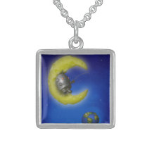 The Fishing Moon Necklaces