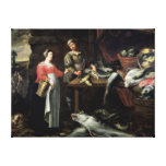 The Fishmonger Canvas Print