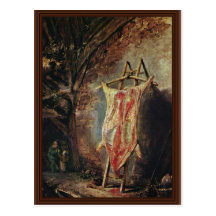 The Fissured Pig By Ostade Isaac Van (Best Quality Postcards