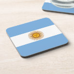 The Flag of Argentina Coasters