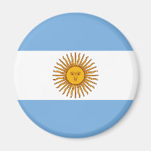 The Flag of Argentina Magnet