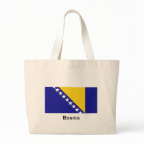 The flag of Bosnia and Herzegovina