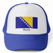 The flag of Bosnia and Herzegovina