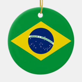 the flag of brazil christmas ornament the flag of brazil christmas ornament