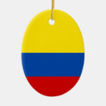 The Flag of Colombia Christmas Tree Ornaments