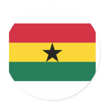 The Flag of Ghana Products stickers