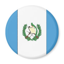 The Flag of Guatemala Fridge Magnet