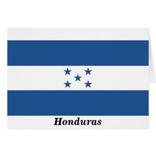 The Flag of Honduras Greeting Cards