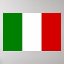 The Flag of Italy Poster