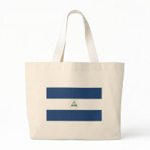 The Flag of Nicaragua Canvas Bag
