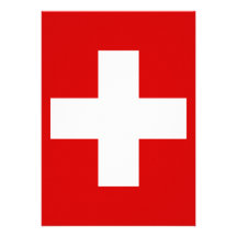 The Flag of Switzerland Custom Announcement