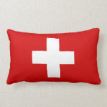 The Flag of Switzerland Throw Pillows