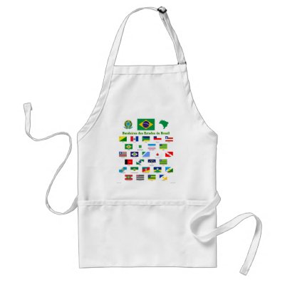 The Flags of Brazil Apron by Vexillophile