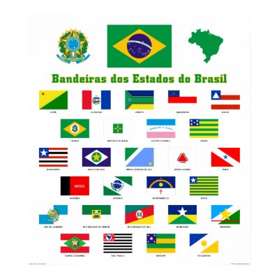 The Flags of Brazil Poster by Vexillophile