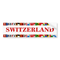 The Flags of the Cantons of Switzerland bumper stickers