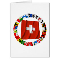 The Flags of the Cantons of Switzerland Card