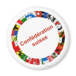 The Flags of the Cantons of Switzerland, French magnets