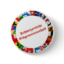 The Flags of the Cantons of Switzerland, German Buttons