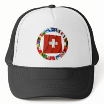 The Flags of the Cantons of Switzerland Trucker Hats