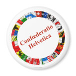 The Flags of the Cantons of Switzerland, Latin magnets