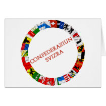 The Flags of the Cantons of Switzerland, Romance Card