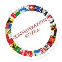 The Flags of the Cantons of Switzerland, Romance Stickers