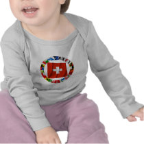 The Flags of the Cantons of Switzerland T-shirts