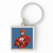 The Flash Arms Crossed Keychain