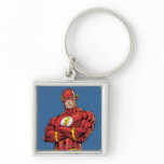 The Flash Arms Crossed Keychain