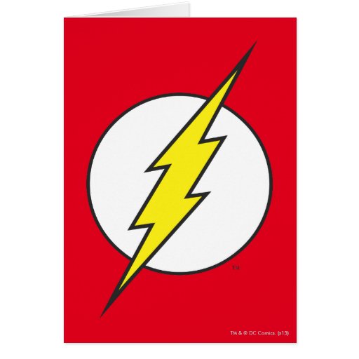 The Flash Lightning Bolt Card Zazzle