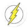 The Flash Lightning Bolt Round Stickers The Flash Lightning Bolt Round Stickers