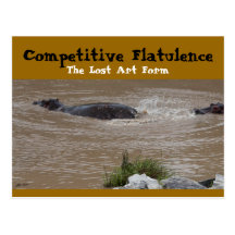 The Flatulent Defense Post Card