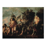 The Flight into Egypt, 17th century Post Cards