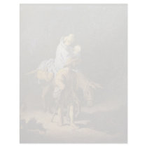 The Flight Into Egypt. By Rembrandt (Best Quality) Letterhead Template