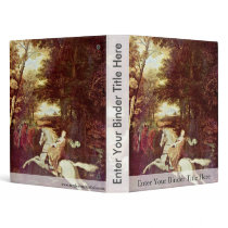 The Flight Of Florimell, Florimell Escape By Washi 3 Ring Binder