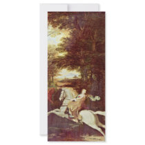 The Flight Of Florimell, Florimell Escape By Washi Customized Rack Card