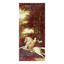 The Flight Of Florimell, Florimell Escape By Washi Customized Rack Card