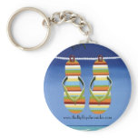 The Flip Flop Chronicles Keychain