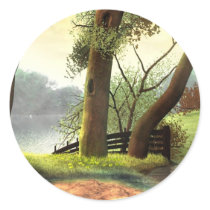 The Flood Round Sticker